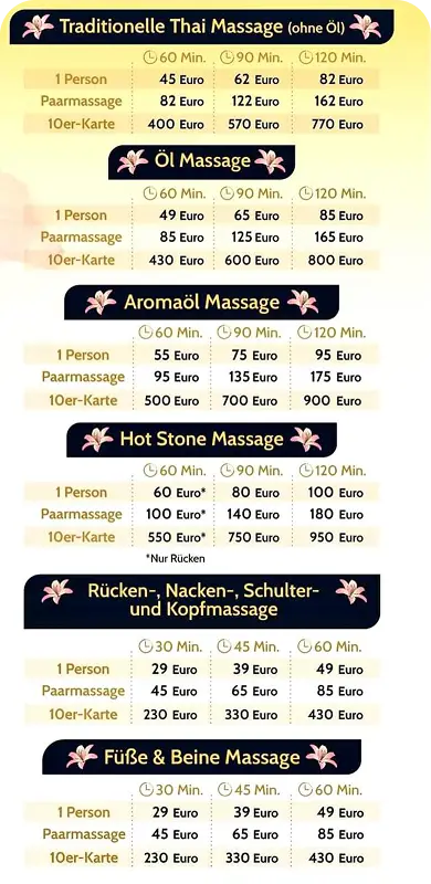 Preisliste